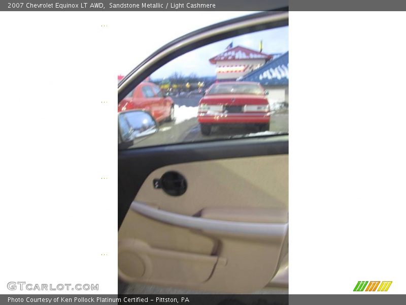 Sandstone Metallic / Light Cashmere 2007 Chevrolet Equinox LT AWD