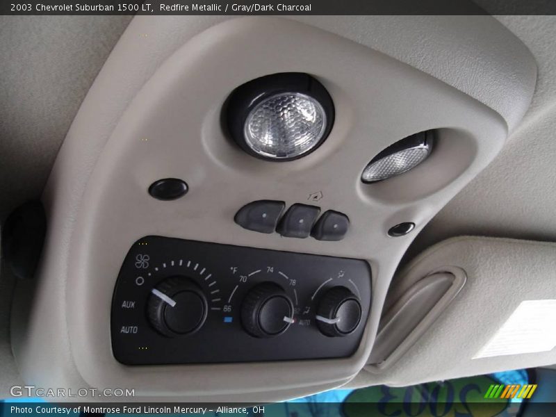 Redfire Metallic / Gray/Dark Charcoal 2003 Chevrolet Suburban 1500 LT