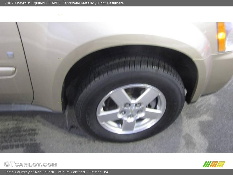 Sandstone Metallic / Light Cashmere 2007 Chevrolet Equinox LT AWD