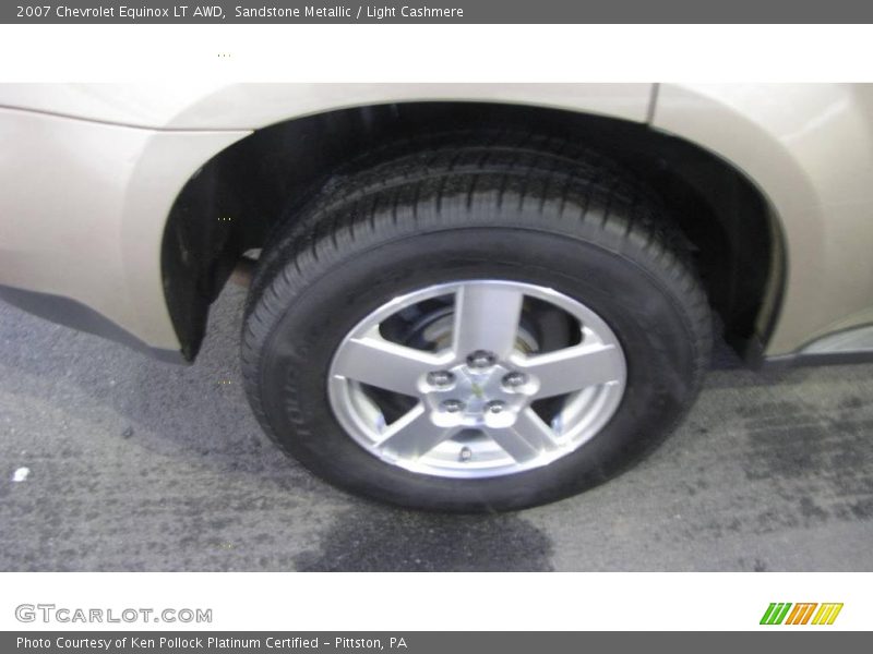 Sandstone Metallic / Light Cashmere 2007 Chevrolet Equinox LT AWD