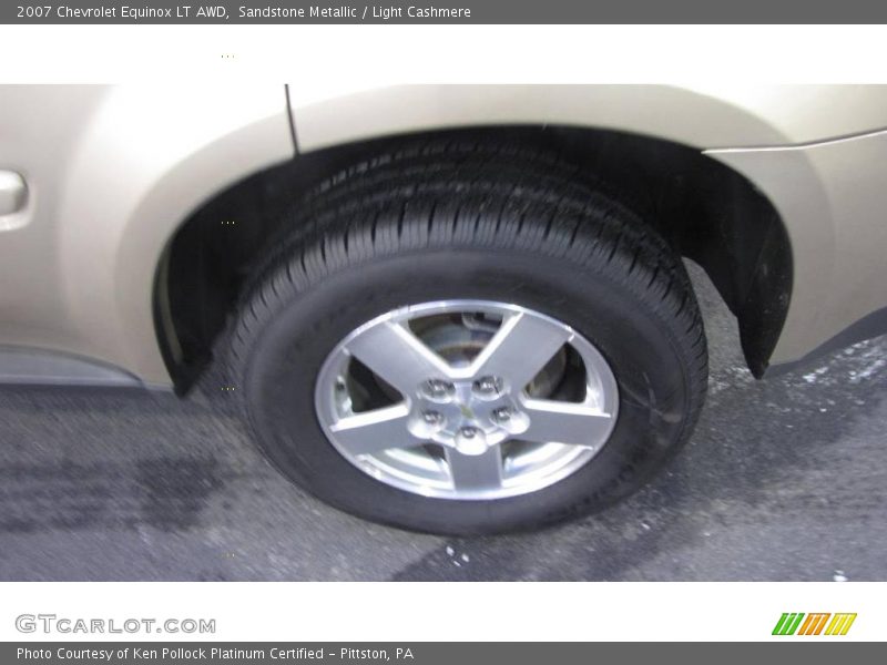 Sandstone Metallic / Light Cashmere 2007 Chevrolet Equinox LT AWD