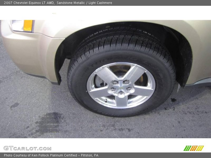 Sandstone Metallic / Light Cashmere 2007 Chevrolet Equinox LT AWD