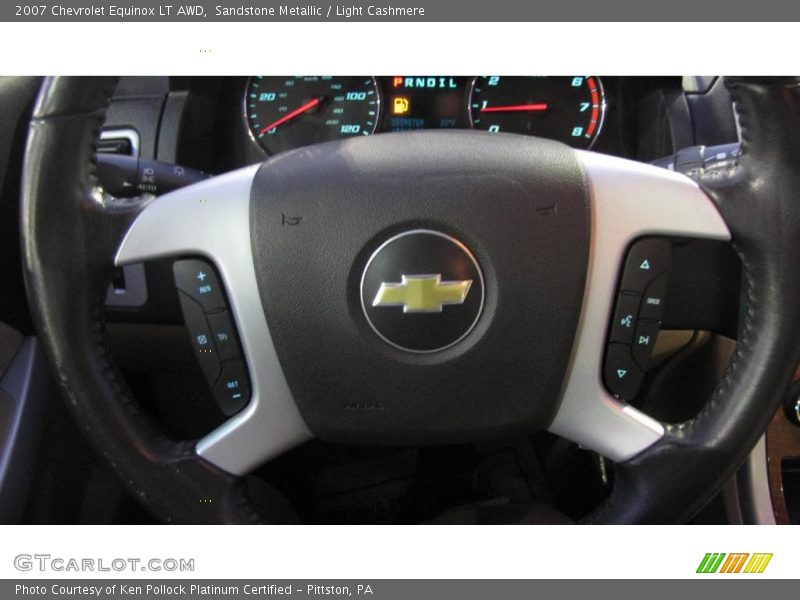 Sandstone Metallic / Light Cashmere 2007 Chevrolet Equinox LT AWD