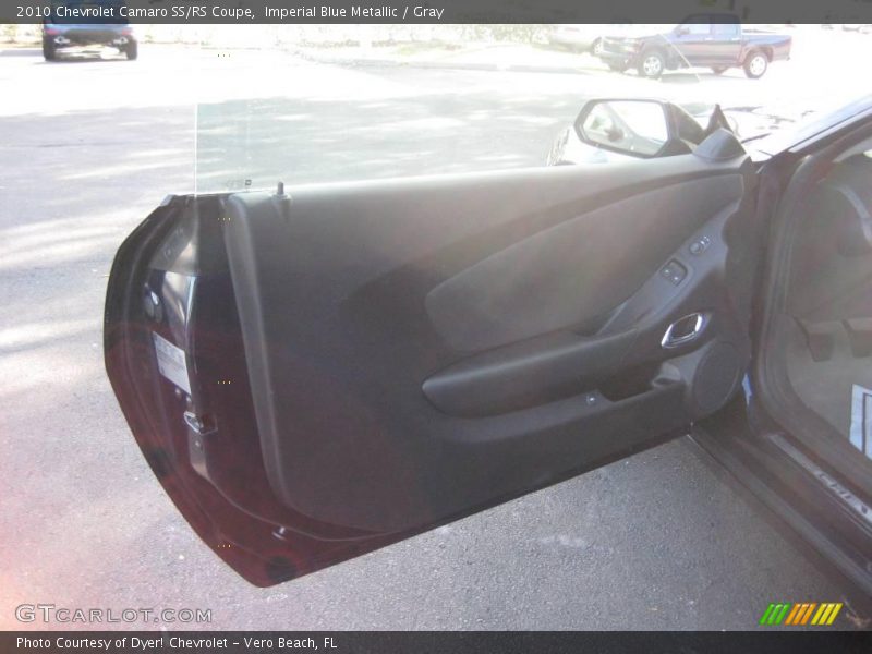 Imperial Blue Metallic / Gray 2010 Chevrolet Camaro SS/RS Coupe