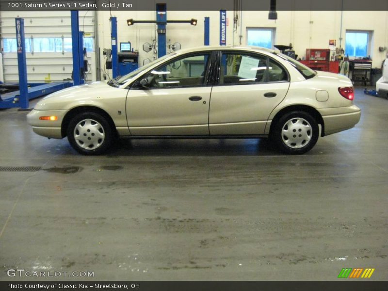 Gold / Tan 2001 Saturn S Series SL1 Sedan