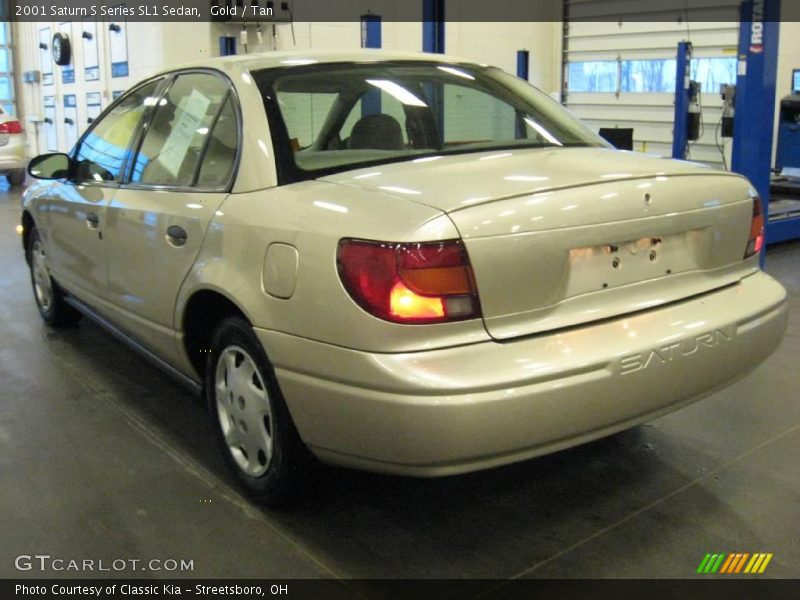 Gold / Tan 2001 Saturn S Series SL1 Sedan