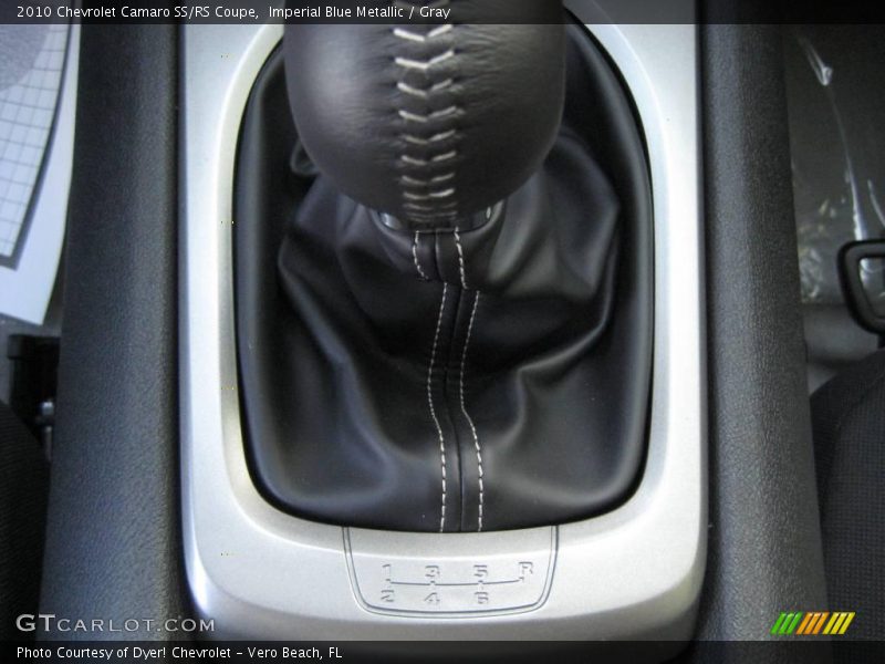 Imperial Blue Metallic / Gray 2010 Chevrolet Camaro SS/RS Coupe