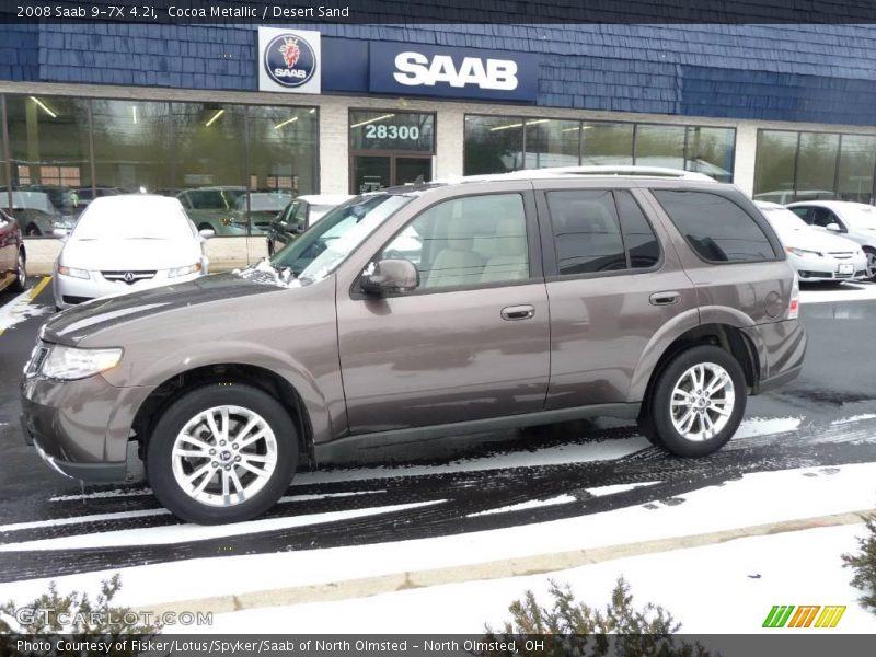 Cocoa Metallic / Desert Sand 2008 Saab 9-7X 4.2i