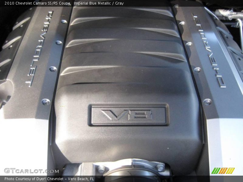 Imperial Blue Metallic / Gray 2010 Chevrolet Camaro SS/RS Coupe