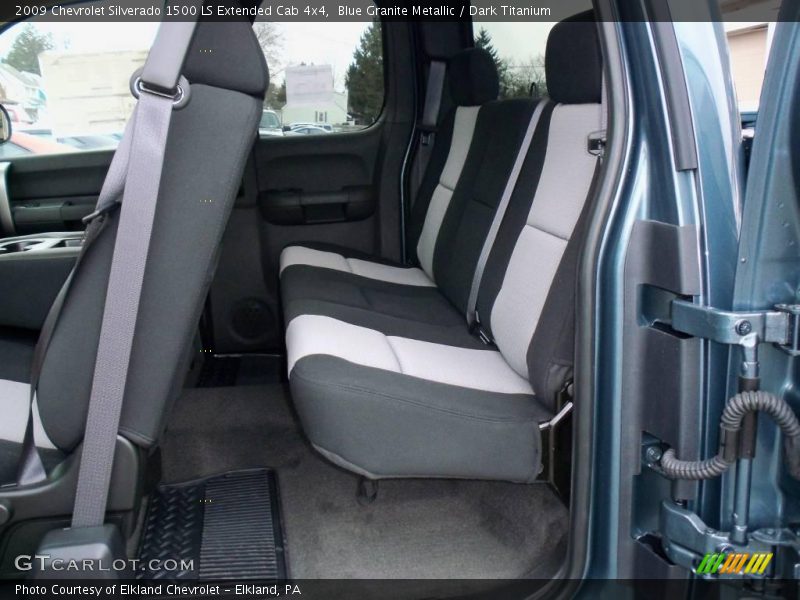 Blue Granite Metallic / Dark Titanium 2009 Chevrolet Silverado 1500 LS Extended Cab 4x4