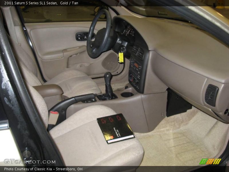 Gold / Tan 2001 Saturn S Series SL1 Sedan