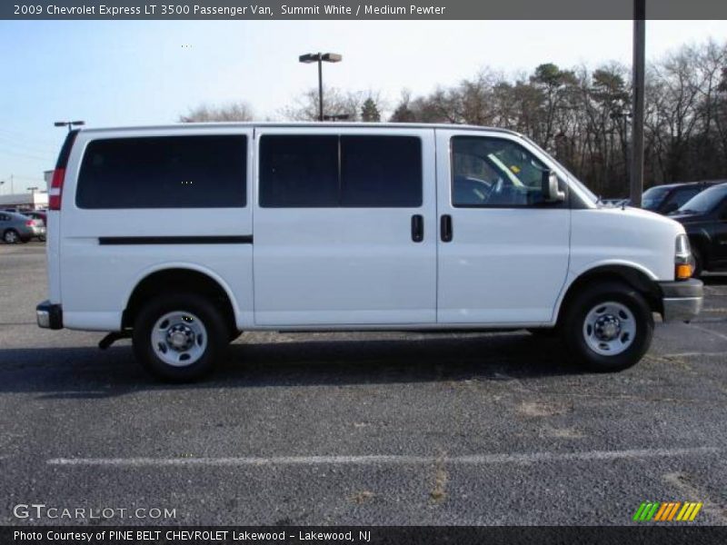 Summit White / Medium Pewter 2009 Chevrolet Express LT 3500 Passenger Van