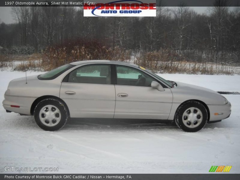 Silver Mist Metallic / Gray 1997 Oldsmobile Aurora