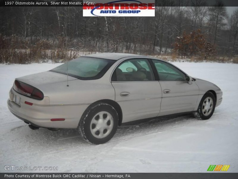 Silver Mist Metallic / Gray 1997 Oldsmobile Aurora