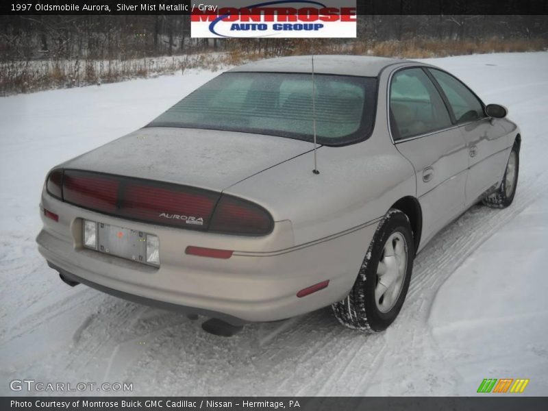 Silver Mist Metallic / Gray 1997 Oldsmobile Aurora