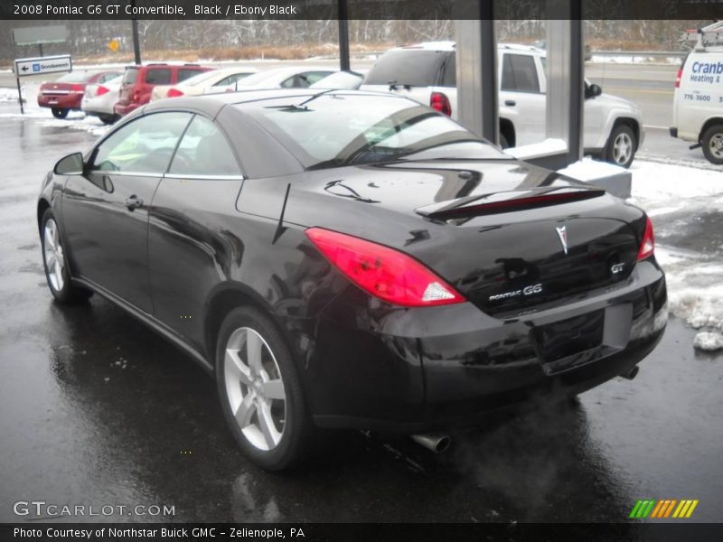 Black / Ebony Black 2008 Pontiac G6 GT Convertible