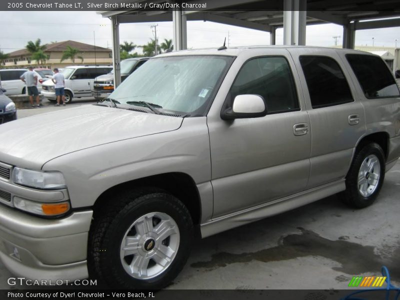 Silver Birch Metallic / Gray/Dark Charcoal 2005 Chevrolet Tahoe LT