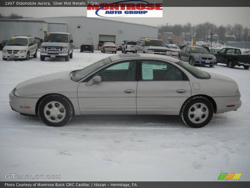 Silver Mist Metallic / Gray 1997 Oldsmobile Aurora