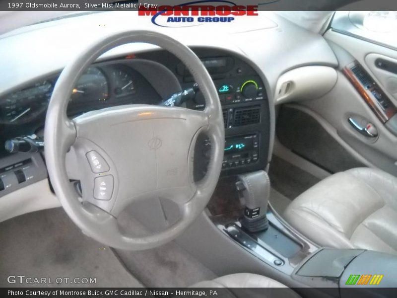 Silver Mist Metallic / Gray 1997 Oldsmobile Aurora