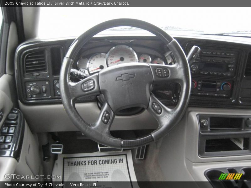 Silver Birch Metallic / Gray/Dark Charcoal 2005 Chevrolet Tahoe LT
