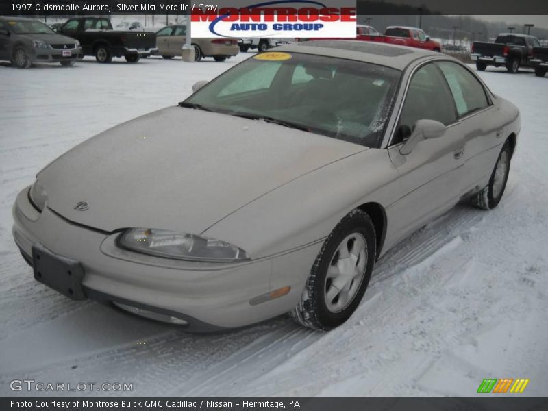 Silver Mist Metallic / Gray 1997 Oldsmobile Aurora