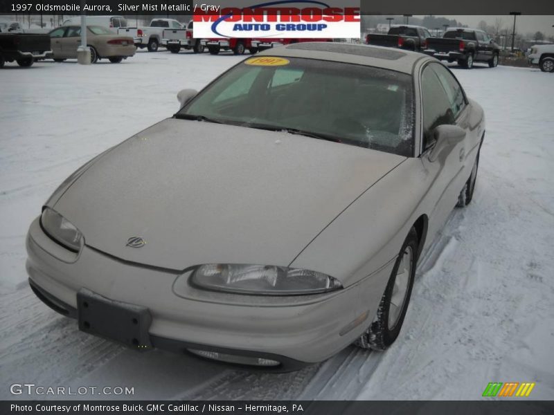 Silver Mist Metallic / Gray 1997 Oldsmobile Aurora