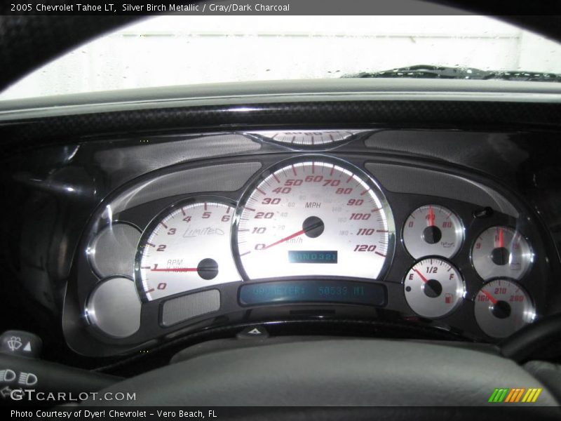 Silver Birch Metallic / Gray/Dark Charcoal 2005 Chevrolet Tahoe LT