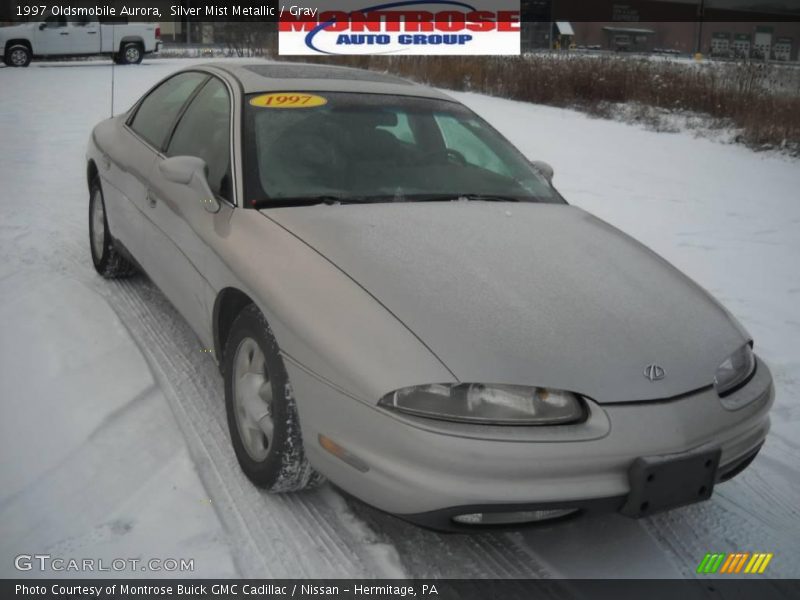 Silver Mist Metallic / Gray 1997 Oldsmobile Aurora