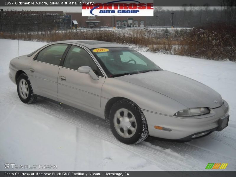 Silver Mist Metallic / Gray 1997 Oldsmobile Aurora