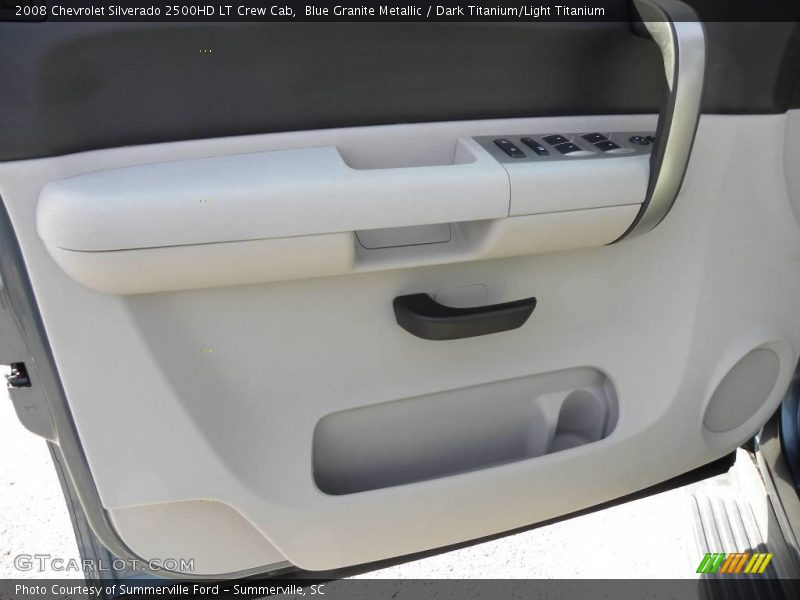 Blue Granite Metallic / Dark Titanium/Light Titanium 2008 Chevrolet Silverado 2500HD LT Crew Cab