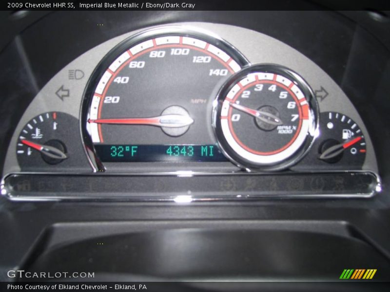 Imperial Blue Metallic / Ebony/Dark Gray 2009 Chevrolet HHR SS