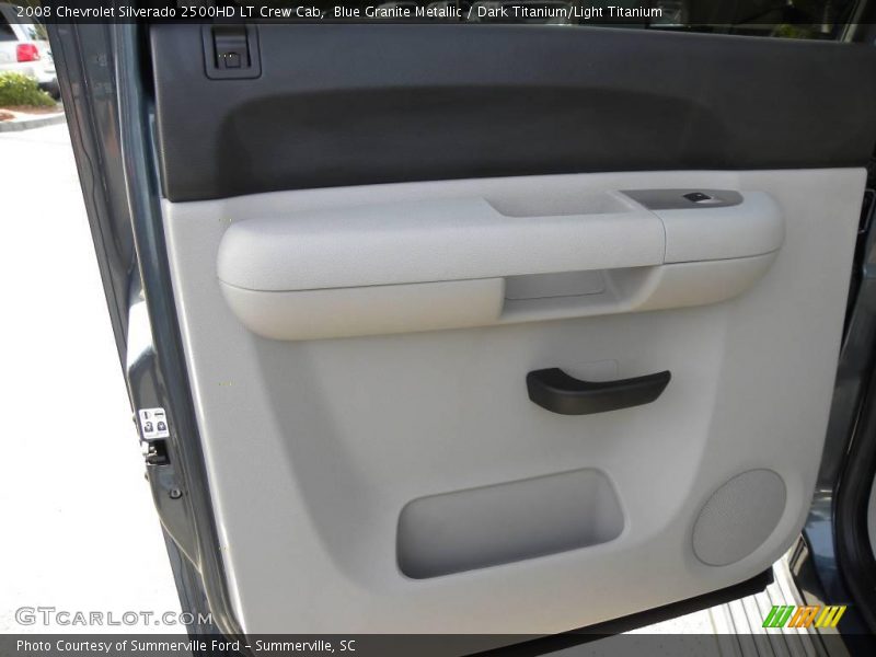 Blue Granite Metallic / Dark Titanium/Light Titanium 2008 Chevrolet Silverado 2500HD LT Crew Cab