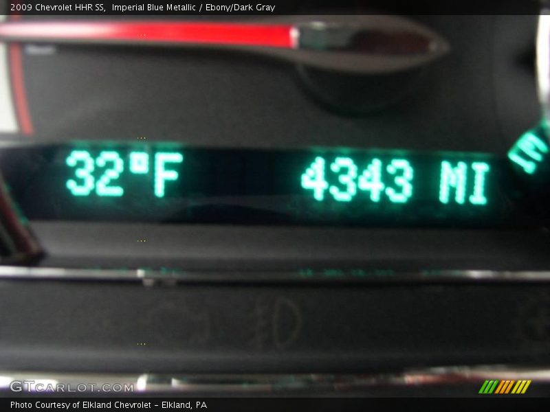 Imperial Blue Metallic / Ebony/Dark Gray 2009 Chevrolet HHR SS