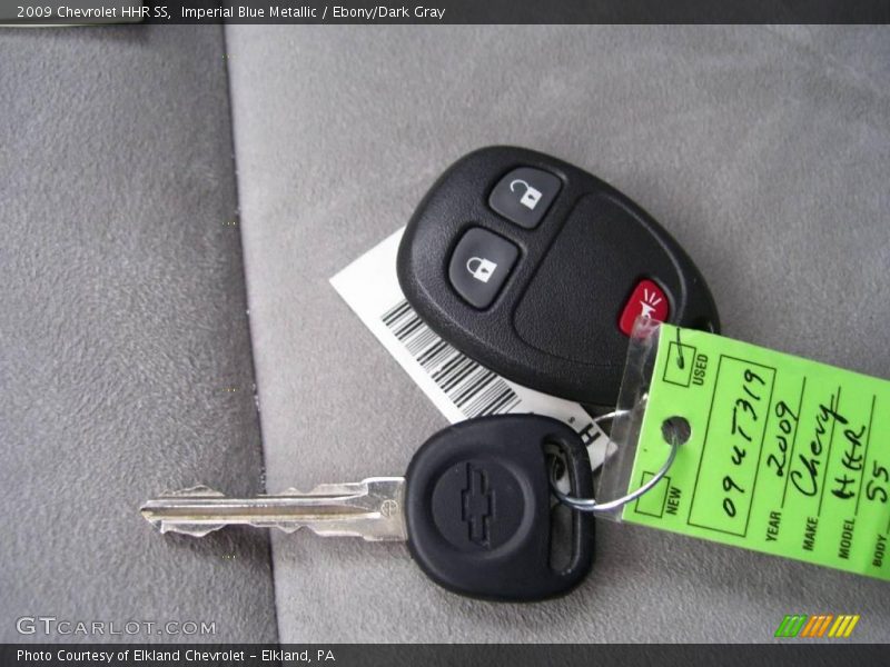 Imperial Blue Metallic / Ebony/Dark Gray 2009 Chevrolet HHR SS
