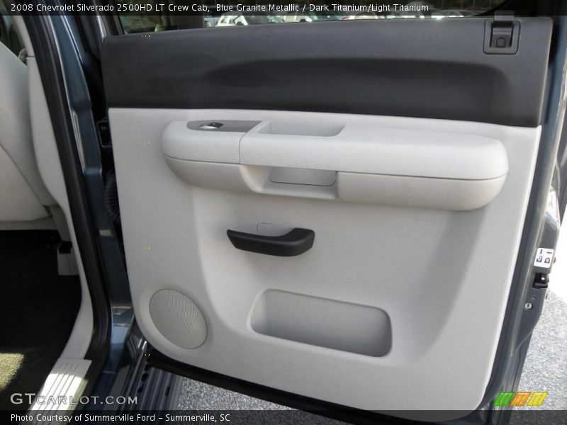 Blue Granite Metallic / Dark Titanium/Light Titanium 2008 Chevrolet Silverado 2500HD LT Crew Cab