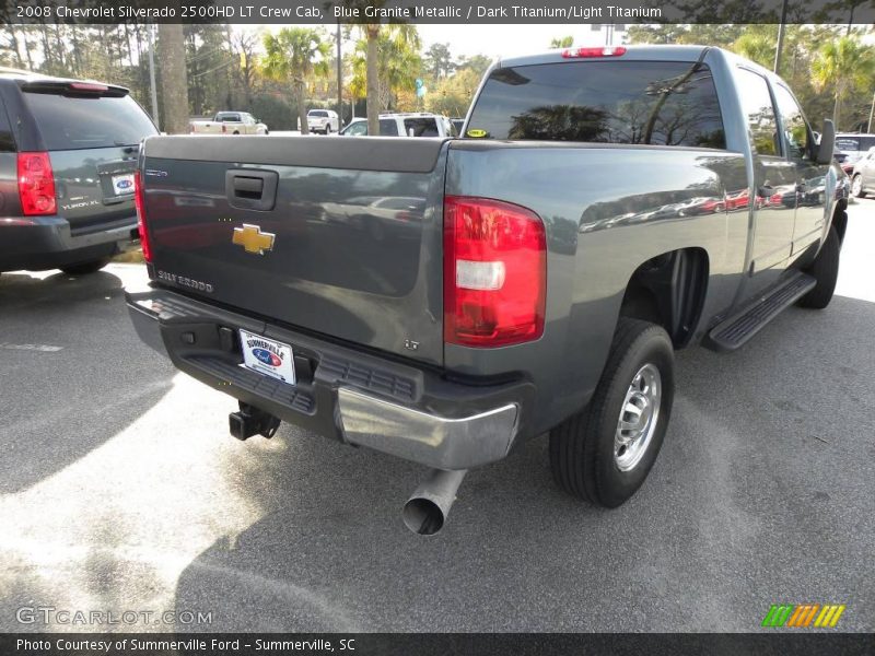 Blue Granite Metallic / Dark Titanium/Light Titanium 2008 Chevrolet Silverado 2500HD LT Crew Cab