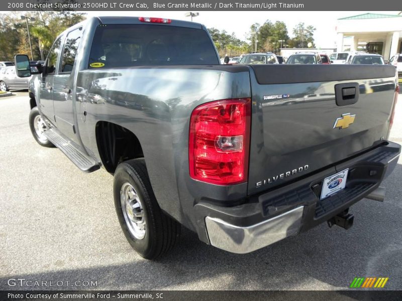 Blue Granite Metallic / Dark Titanium/Light Titanium 2008 Chevrolet Silverado 2500HD LT Crew Cab