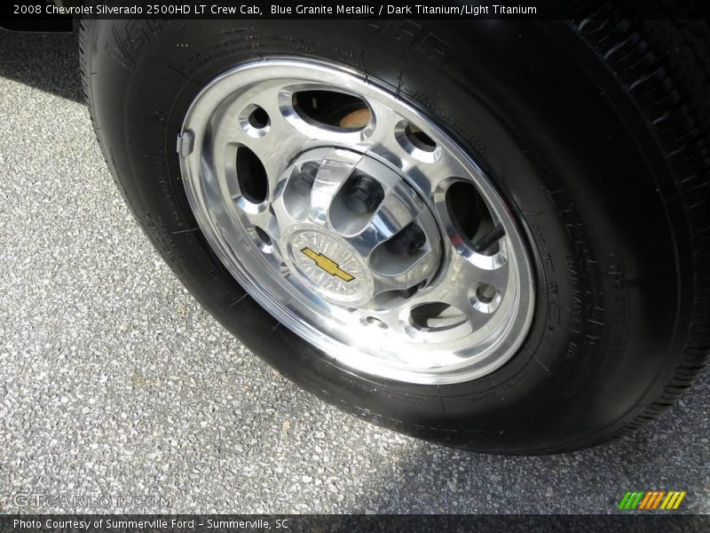 Blue Granite Metallic / Dark Titanium/Light Titanium 2008 Chevrolet Silverado 2500HD LT Crew Cab