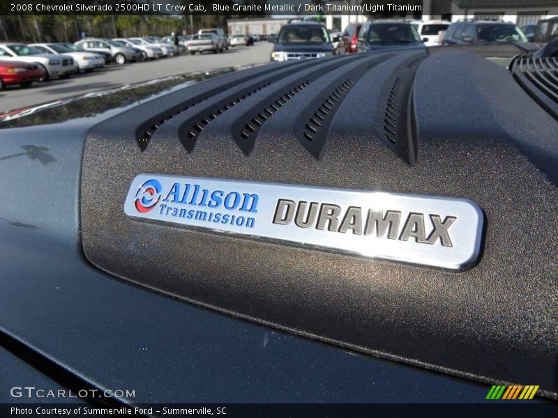 Blue Granite Metallic / Dark Titanium/Light Titanium 2008 Chevrolet Silverado 2500HD LT Crew Cab