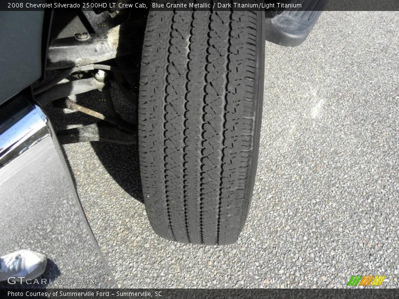 Blue Granite Metallic / Dark Titanium/Light Titanium 2008 Chevrolet Silverado 2500HD LT Crew Cab
