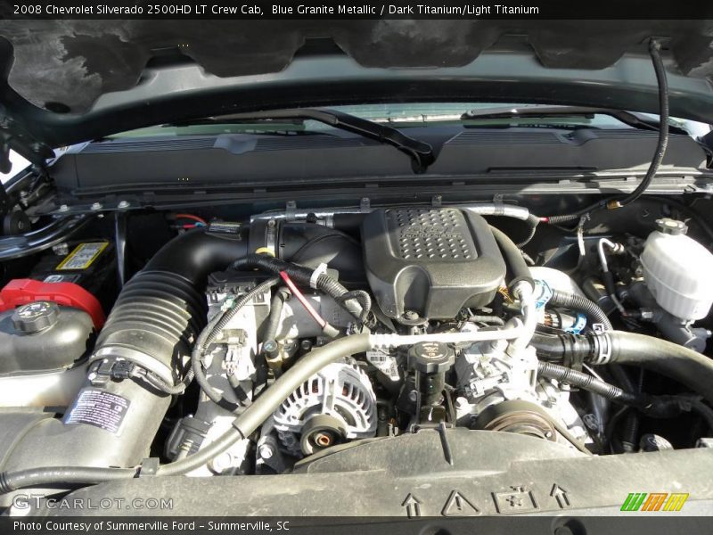 Blue Granite Metallic / Dark Titanium/Light Titanium 2008 Chevrolet Silverado 2500HD LT Crew Cab