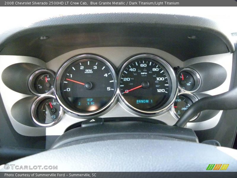 Blue Granite Metallic / Dark Titanium/Light Titanium 2008 Chevrolet Silverado 2500HD LT Crew Cab