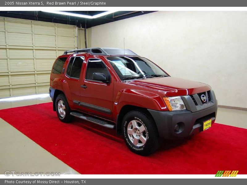 Red Brawn Pearl / Steel/Graphite 2005 Nissan Xterra S