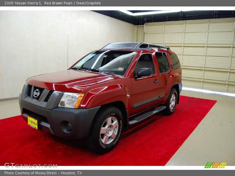 Red Brawn Pearl / Steel/Graphite 2005 Nissan Xterra S