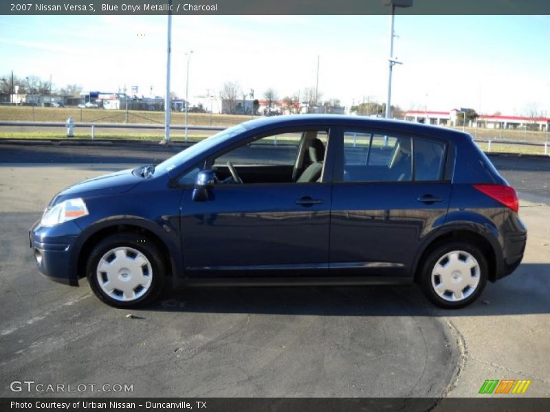 Blue Onyx Metallic / Charcoal 2007 Nissan Versa S