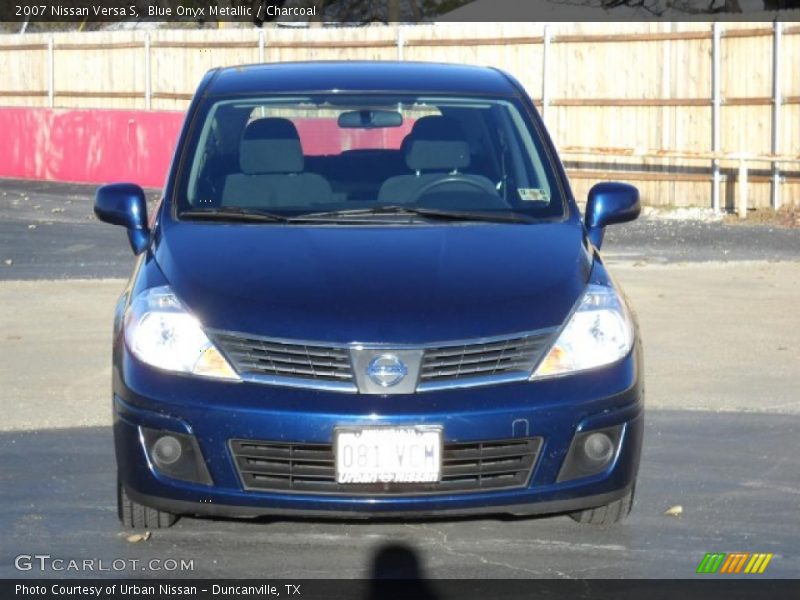 Blue Onyx Metallic / Charcoal 2007 Nissan Versa S
