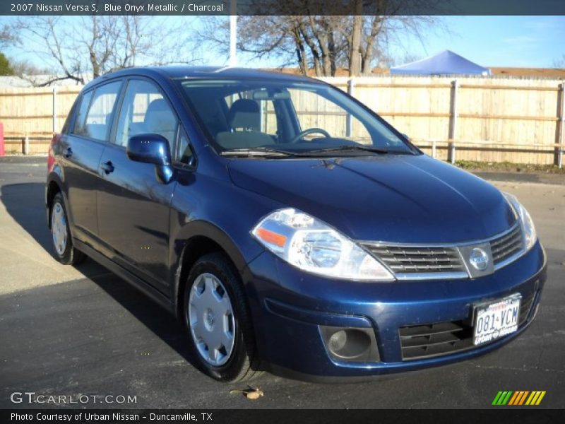 Blue Onyx Metallic / Charcoal 2007 Nissan Versa S