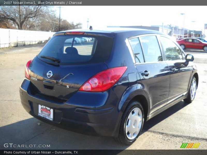 Blue Onyx Metallic / Charcoal 2007 Nissan Versa S