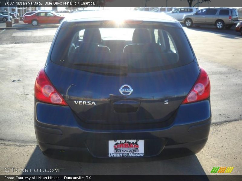 Blue Onyx Metallic / Charcoal 2007 Nissan Versa S