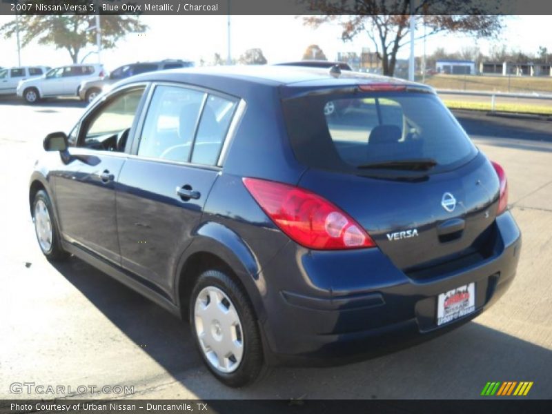 Blue Onyx Metallic / Charcoal 2007 Nissan Versa S
